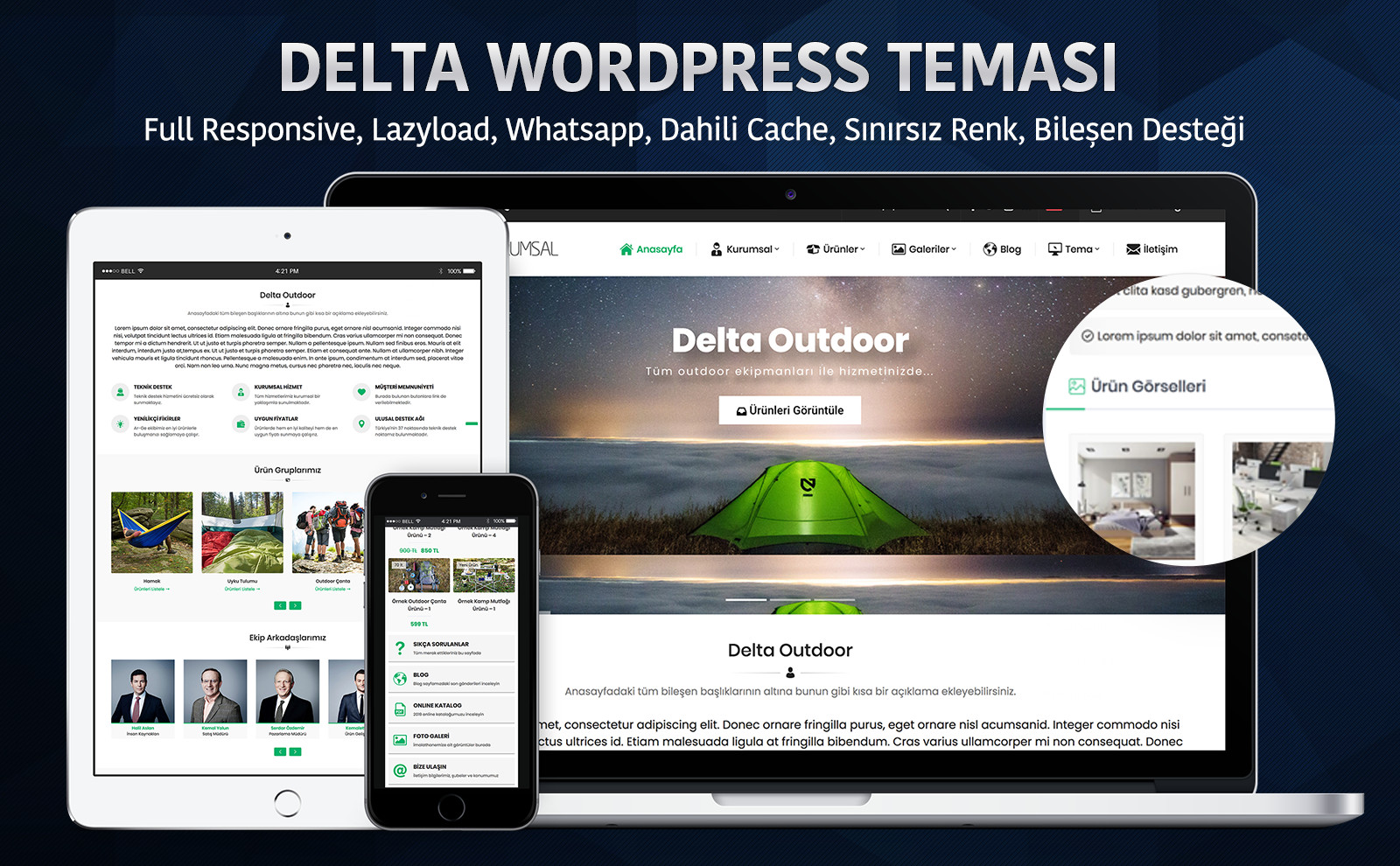 Safir Delta WordPress Teması