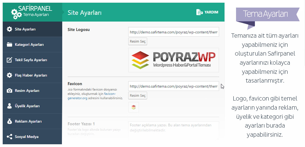Safir Poyraz WordPress Teması