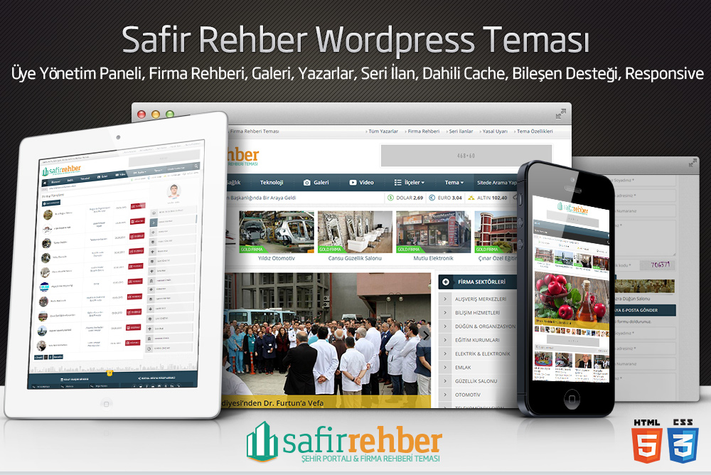 Safir Rehber WordPress Teması