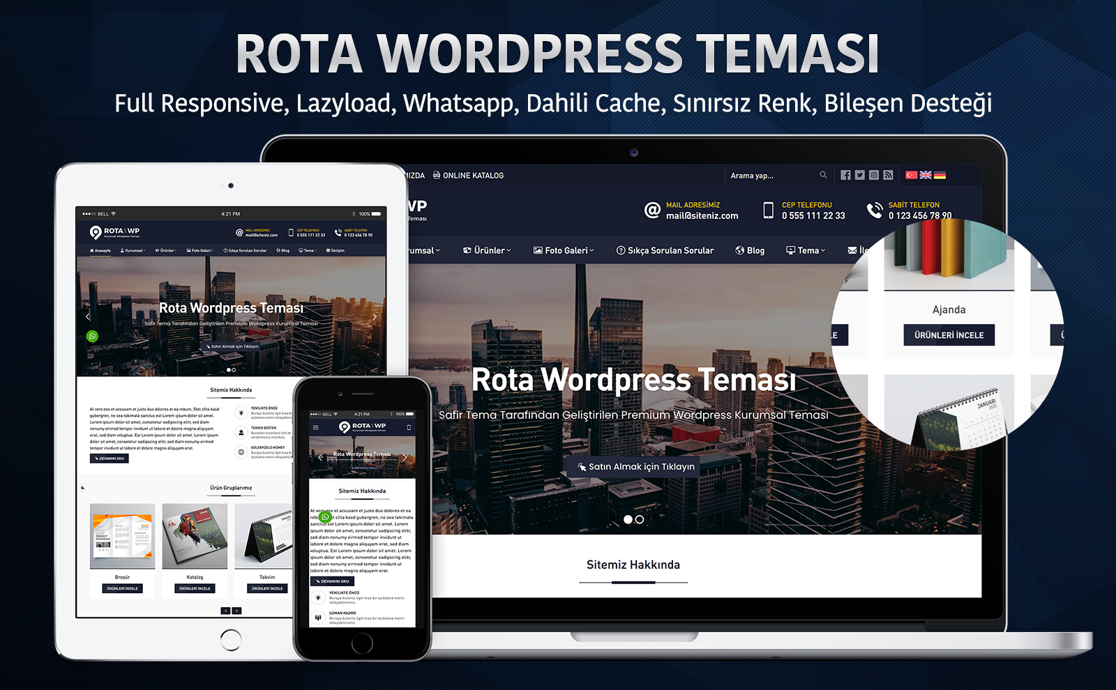Safir Rota WordPress Teması