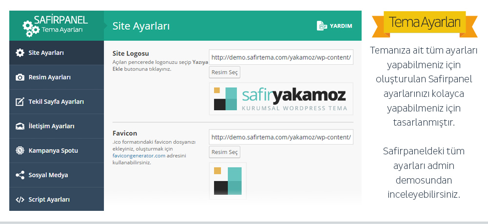 Safir Yakamoz WordPress Teması
