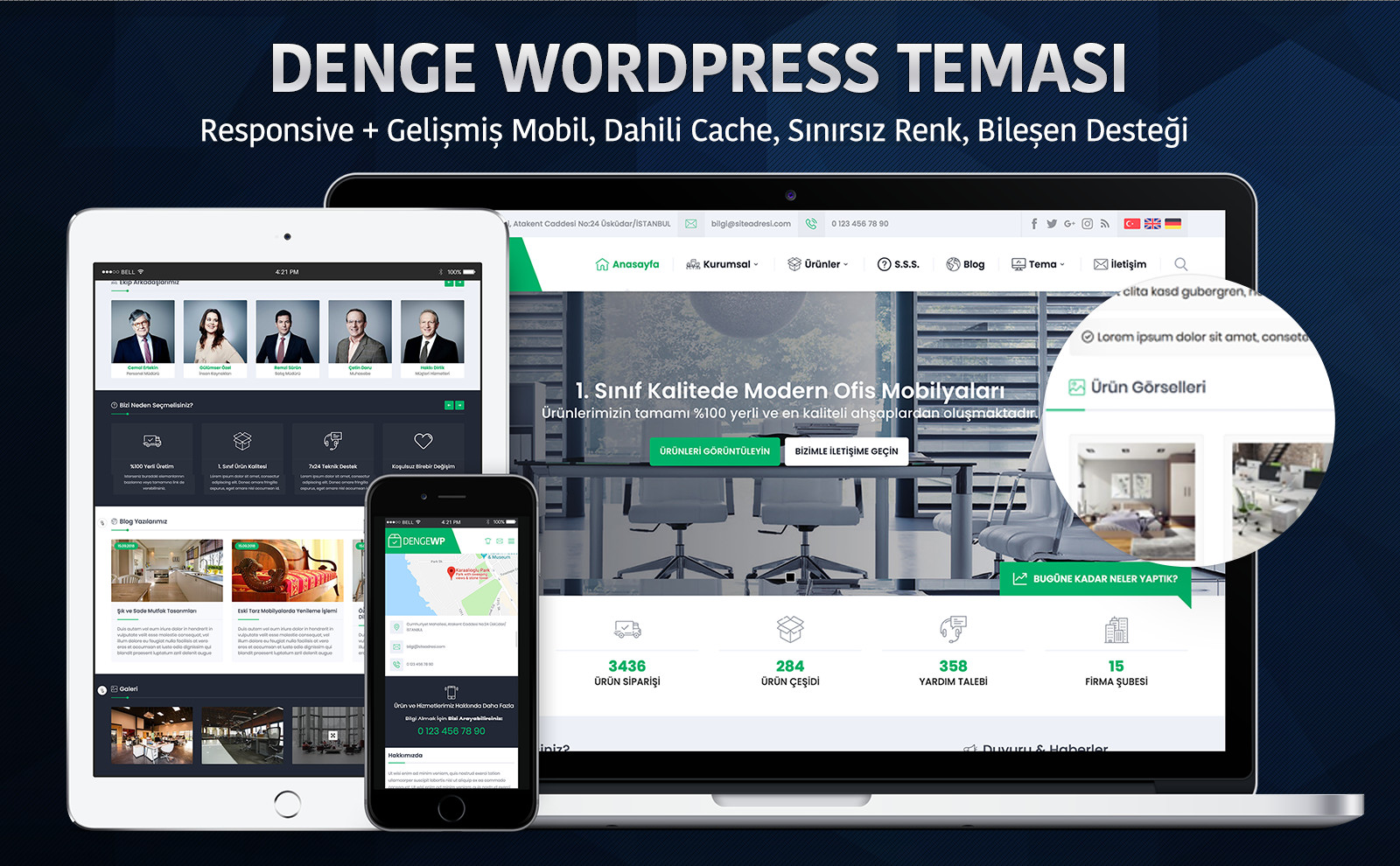 Safir Denge WordPress Teması