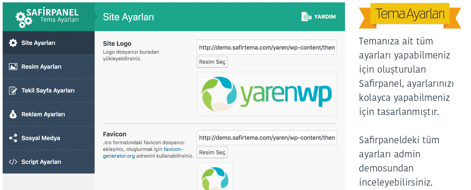 Yaren Wordpress Teması v2 WordPress theme by Safir Tema