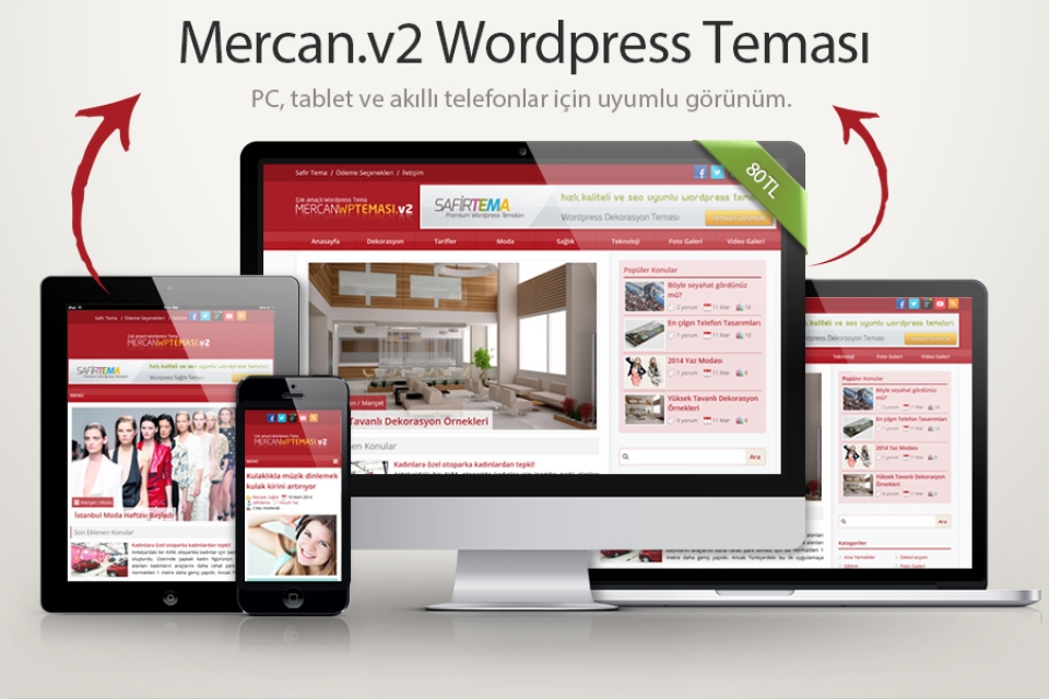 Mercan.v2 Wordpress Teması