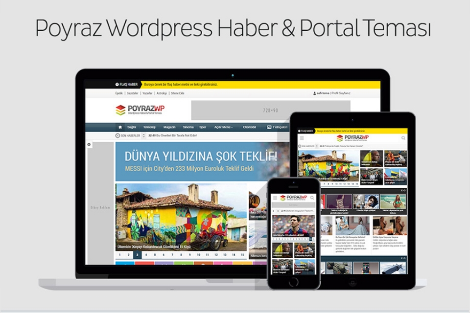 Poyraz Wordpress Teması