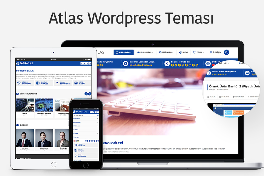 Atlas Wordpress Teması