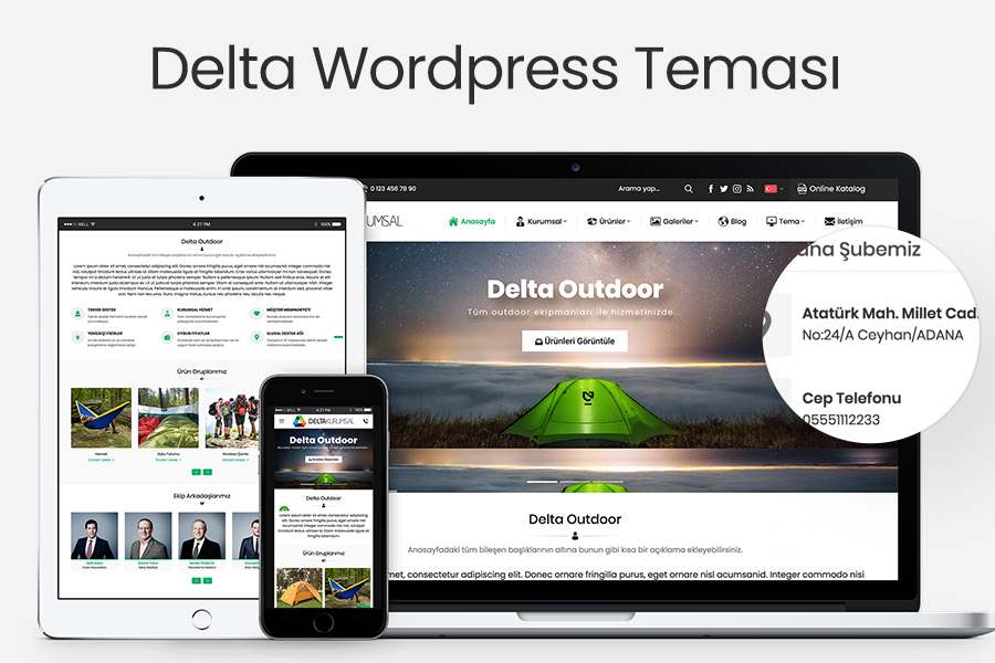 Delta Wordpress Teması